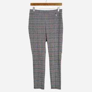 Tommy Hilfiger Women Cropped Plaid Pant 8 High Rise Preppy Academia Old Money